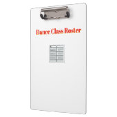 Porte-bloc Classe de danse Blanc (Gauche)