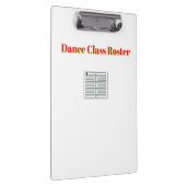 Porte-bloc Classe de danse Blanc (Swatch)