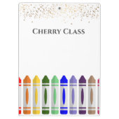 Porte-bloc Classe de design Crayon Star personnalisée (Dos)