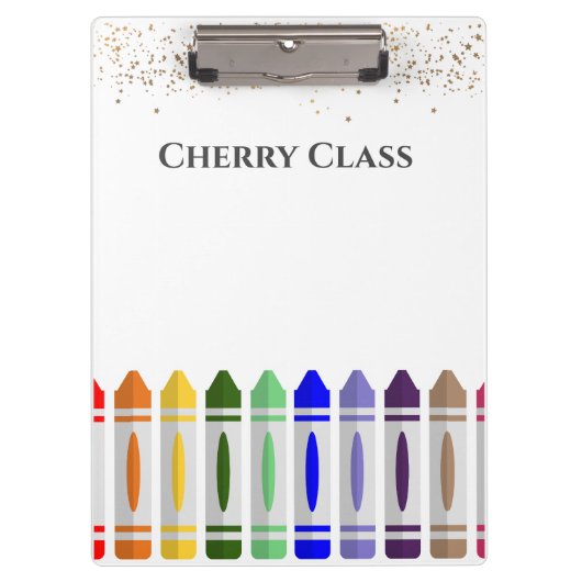 Porte-bloc Classe de design Crayon Star personnalisée (Devant)