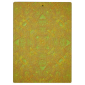 Porte-bloc Classeur Mandala Damas Citron (Dos)