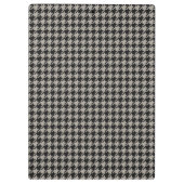 Porte-bloc Classic Pepita Houndstooth Motif Black Grey (Dos)