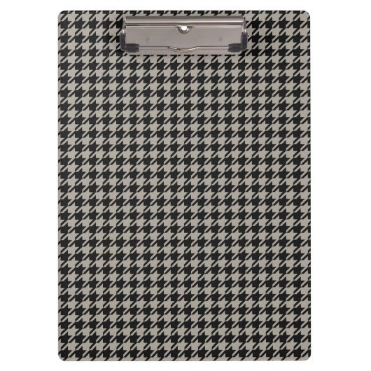 Porte-bloc Classic Pepita Houndstooth Motif Black Grey (Devant)