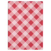 Porte-bloc classique à carreaux gingham (Dos)