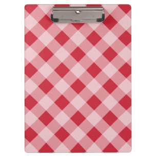 Porte-bloc classique à carreaux gingham