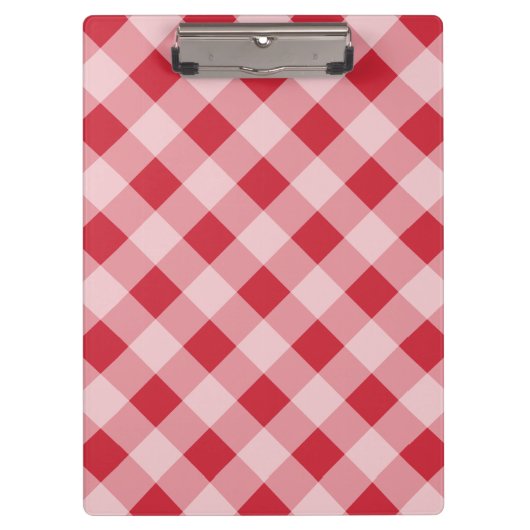 Porte-bloc classique à carreaux gingham (Devant)