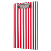 Porte-bloc Classique simple moderne rouge et blanc rayé (Gauche)