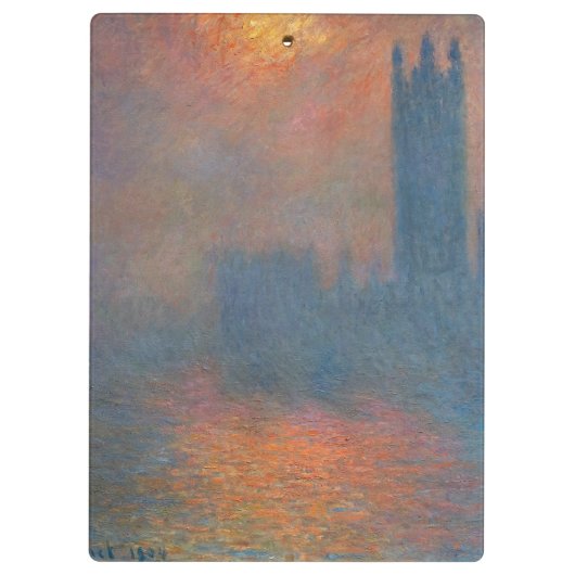 Porte-bloc Claude Monet - Chambres du Parlement Londres (Dos)