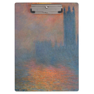 Porte-bloc Claude Monet - Chambres du Parlement Londres