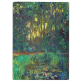 Porte-bloc Claude Monet - Coin d'un étang avec des Nénuphars (Dos)