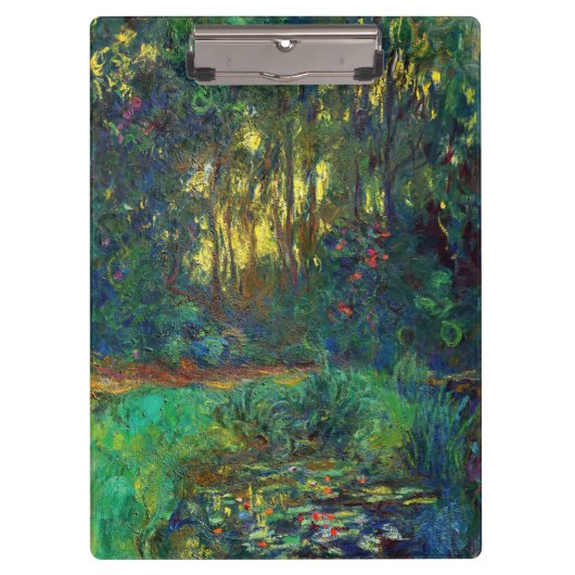 Porte-bloc Claude Monet - Coin d'un étang avec des Nénuphars (Devant)
