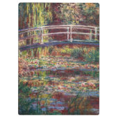 Porte-bloc Claude Monet - Eau Lily étang, Harmonie rose (Dos)