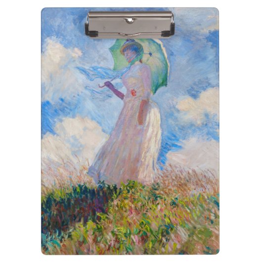 Porte-bloc Claude Monet - Femme avec Parasol face à gauche (Devant)