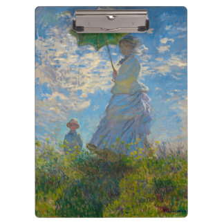 Porte-bloc Claude Monet Femme avec un parasol