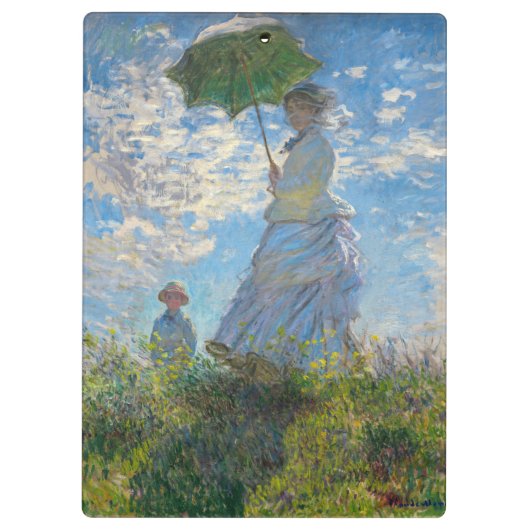 Porte-bloc Claude Monet - La Promenade, Femme avec un Parasol (Dos)