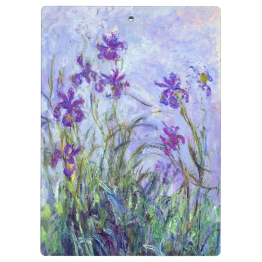 Porte-bloc Claude Monet - Lilac Irises / Iris Mauves (Dos)