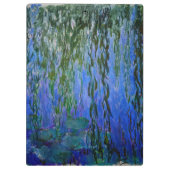 Porte-bloc Claude Monet - Lys d'eau avec saule plumant (Dos)