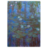 Porte-bloc Claude Monet - Lys d'Eau Bleue (Dos)