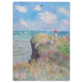 Porte-bloc Claude Monet - Promenade Cliff à Pourville (Dos)