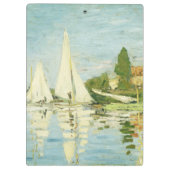 Porte-bloc Claude Monet. Régates à Argenteuil (Dos)