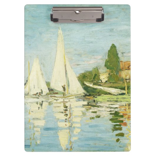 Porte-bloc Claude Monet. Régates à Argenteuil (Devant)