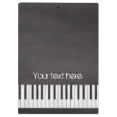 Porte-bloc Clavier de piano de tableau (Dos)
