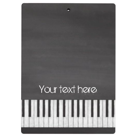 Porte-bloc Clavier de piano de tableau (Dos)