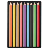 Porte-bloc Clavier orange, souris et crayon (Dos)