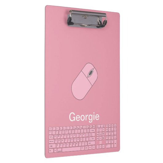 Porte-bloc Clavier rose, souris et crayon (Swatch)