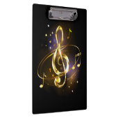 Porte-bloc Clé de Sol en Or Musique (Swatch)