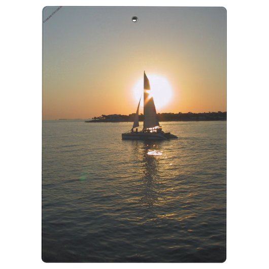 Porte-bloc Clé West Sunset (Dos)