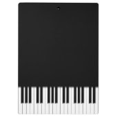 Porte-bloc Clés de clavier de piano (Dos)