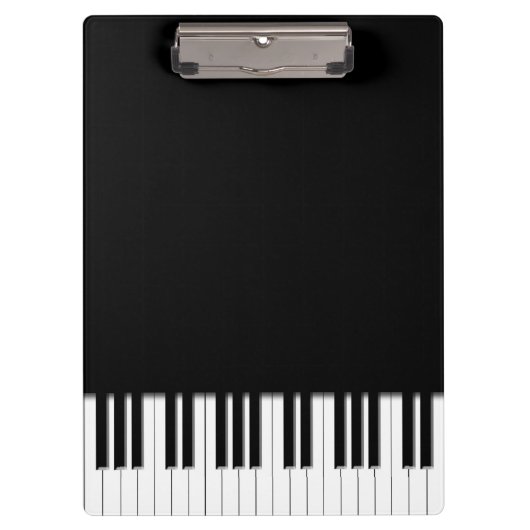Porte-bloc Clés de clavier de piano (Devant)