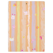 Porte-bloc Clipboard – Baby Joy & Creatures Pastel Animal (Dos)