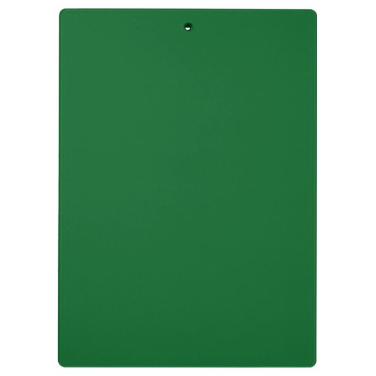 Porte-bloc Clipboard - Forest Green (Personalized) (Dos)