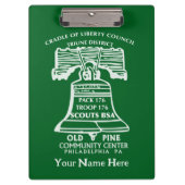 Porte-bloc Clipboard - Forest Green (Personalized) (Devant)