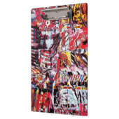 Porte-bloc Clipboard – Fragmented Pulse (Gauche)