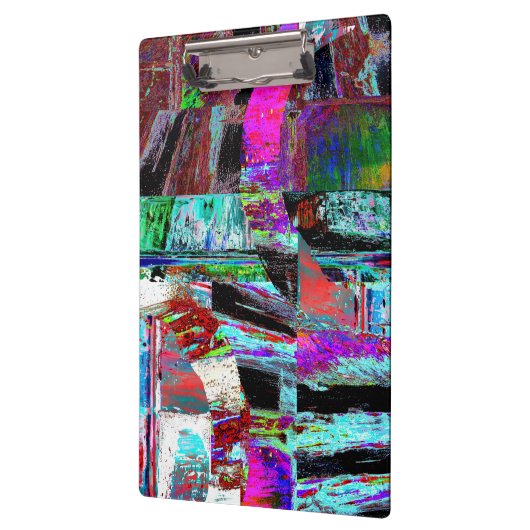 Porte-bloc Clipboard – Neon Pulse (Gauche)