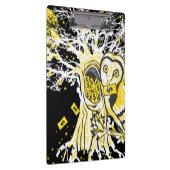 Porte-bloc Clipboard Urban Tree Owl & Wealth Surreal Pop-Art (Swatch)