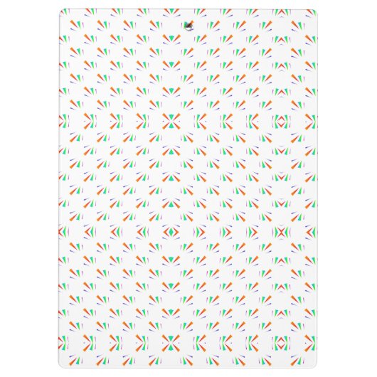 Porte-bloc clipboard with a repeating pattern  (Dos)