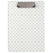 Porte-bloc clipboard with a repeating pattern  (Devant)