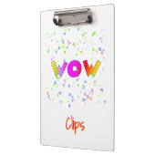 Porte-bloc Clips WOW Blanc (Gauche)