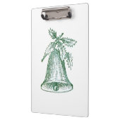Porte-bloc Cloche de Noël avec Holly (Gauche)