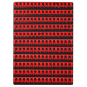 Porte-bloc Clôture rouge (Dos)