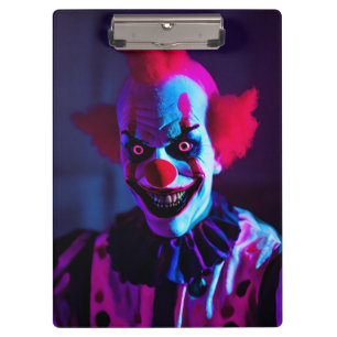 Porte-bloc clown effrayant