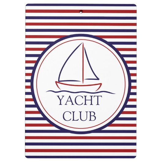 Porte-bloc Club de yacht (Dos)