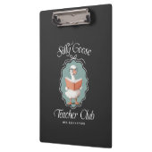 Porte-bloc Club d'enseignant d'oie d'oie douce personnalisée (Gauche)