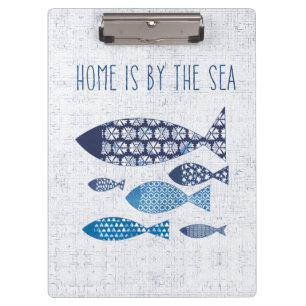 Porte-bloc Coastal Home is By the Sea