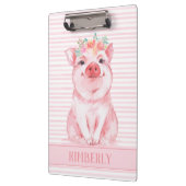 Porte-bloc Cochon de découpe personnalisé (Gauche)