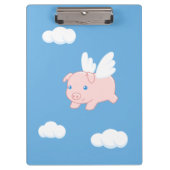 Porte-bloc Cochon volant - Cochon mignon avec ailes (Devant)